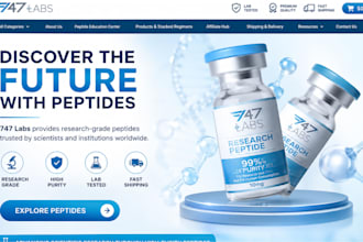 build fda compliant peptide website, research peptide store woocomerce