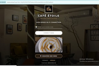 configure mikrotik router and build custom captive portal