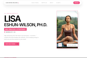 design your ugc portfolio in canva
