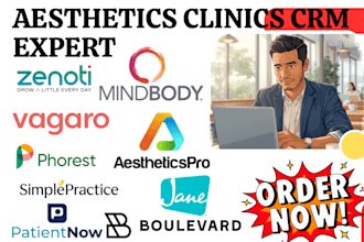 do aesthetic clinics crm zenoti mindbody vagaro aestheticspro boulevard phorest