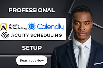 setup online booking site appointment page on acuity scheduling calendly square