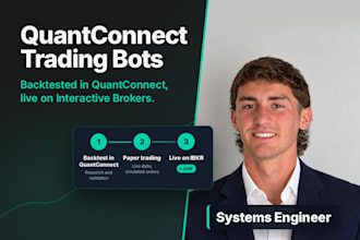 build your quantconnect or ibkr algorithmic trading bot