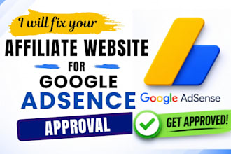 fix your affiliate website for fast google adsense approval