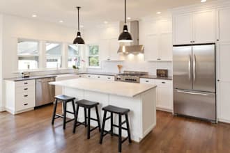 create 3d kitchen and bathroom interior design and custom cabinetry renovations