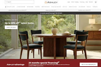 design luxury furniture shopify store cozy home decor website furniture website
