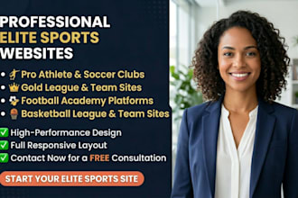 design athlete soccer gold league sport club football academy basketball website