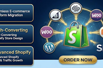 migrate woocommerce,wix and squarespace