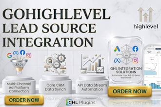 setup ghl lead source integration google ads meta fb instagram api integration