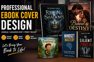 do kindle ebook cover 3d mockup ebook design for romance fantasy thriller book