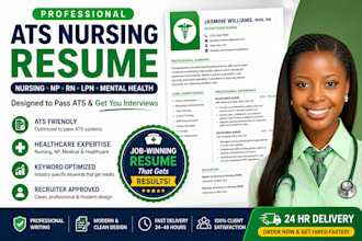 write ats nurse practitioner, nursing and healthcare resume