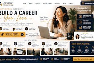 build squarespace career coach website online coaching website startup website