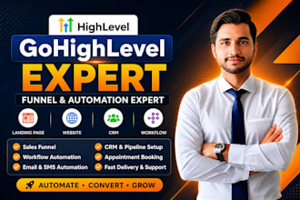 build go high level sales funnel, ghl website workflows automation ghl crm