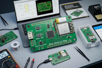 develop low power embedded hardware, sensor pcb and smart iot products