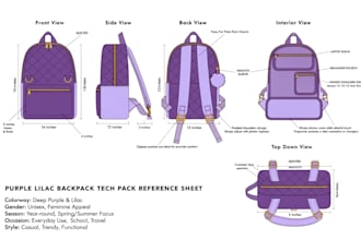 design backpacks, duffle bag tech pack and 3d fashion tote bag for travelers