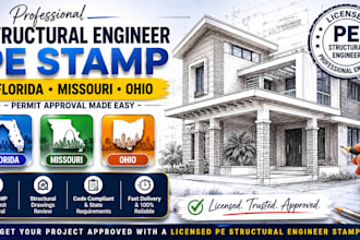 do pe stamp, florida stamp missouri stamp ohio stamp, structural engineer permit
