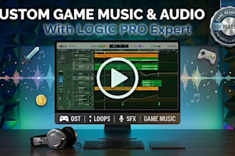 create game music, background tracks or beats in logic pro