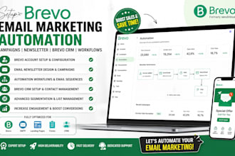 setup brevo email marketing automation campaigns newsletter brevo crm workflows