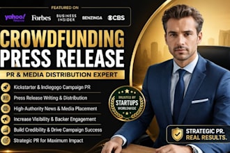 do crowdfunding PR promotion campaign kickstarter indiegogo gofundme