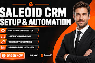 setup saleoid CRM billing booking system asana notion clickup ghl keap zoho one