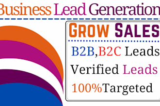 targeted b2b lead generation, business leads,d2c and email list building sales