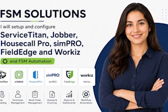 do servicetitan jobber housecall pro simpro fieldedge and fsm automation workiz