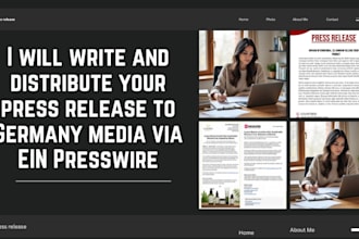 write and distribute your press release to germany media sites via ein presswire