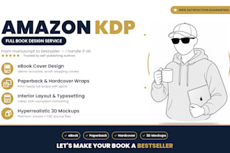 create cinematic ebook covers and realistic KDP mockups