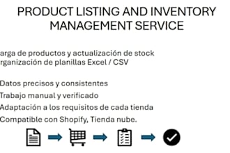 cargaré productos y actualizaré stock en tu tienda