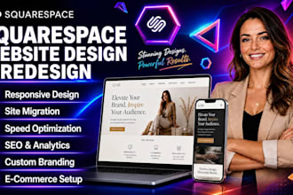 build squarespace website design custom squarespace website development