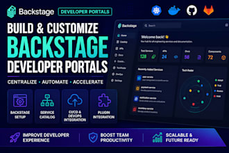 build and customize backstage developer portals for engineering teams