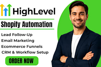 build gohighlevel shopify automation gohighlevel ecommerce funnel ghl marketing
