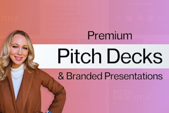 design a premium pitch deck or branded presentation