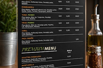 design modern restaurant menu and food menu designs