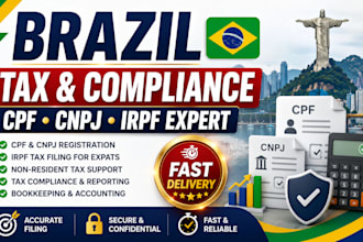 resolve brazil cpf cnpj tax issues and file irpf returns for expats freelancers