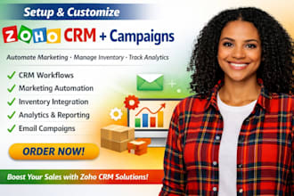setup zoho campaigns marketing automation zoho crm workflows inventory analytics