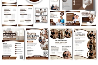 design urgent flyer, booklet, postcard, bifold and trifold brochure design,