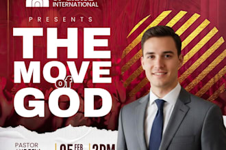 design modern eye catching church flyer, event flyer, conference flyer design