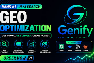 do complete monthly GEO, aeo and ai SEO optimization for chatgpt and google rank