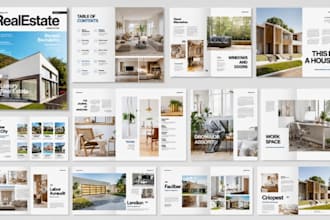 design real estate home property buyer seller guide book brochure