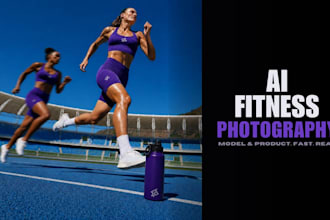 create photorealistic ai fitness and sport photography in 24h