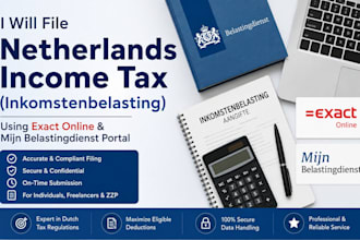 file netherland income tax using exact online and mijn belastingdienst