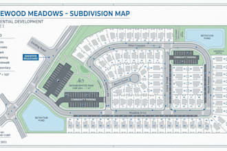 design accurate subdivision site plan, plot layout and land development map