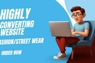 build a shopify streetwear clothing store and y2k fashion website for your brand
