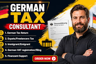 do german tax, vat, income tax, bulchatung, corporate tax, anlage eur via elster