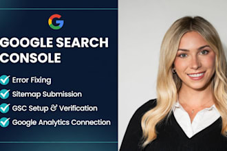 set up google search console and fix crawl errors for your online store