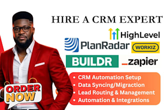 setup construction crm buildr ghl automation planradar workiz zapier integration