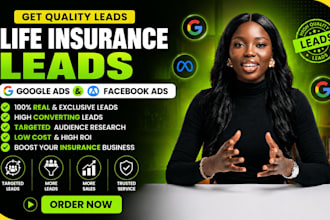 life insurance google ads leads life insurance facebook ads leads life insurance