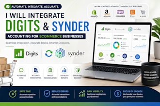 integrate synder accounting and digits for ecommerce business