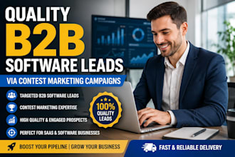 get quality b2b software leads via contest marketing campaigns