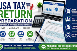 prepare and file accurate USA tax returns for individuals and businesses
